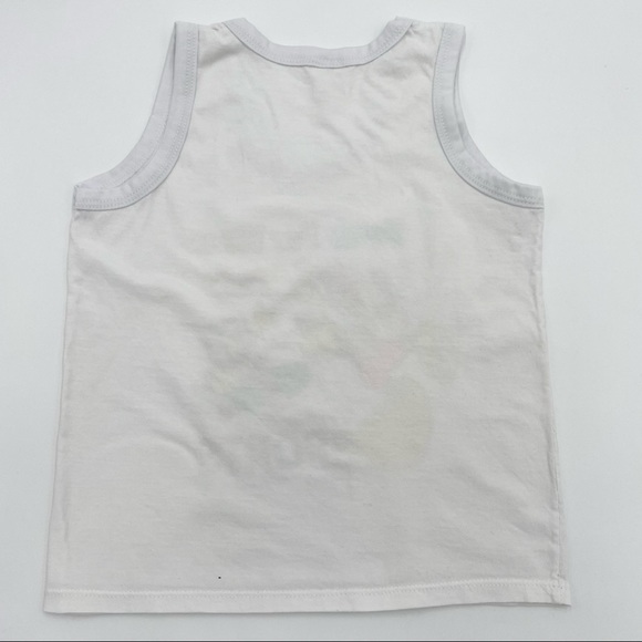 Mickey and Olaf Kids Funny Tank Top Japanese Two Shirt Graphic Tee Cartoon Child - Picture 8 of 10